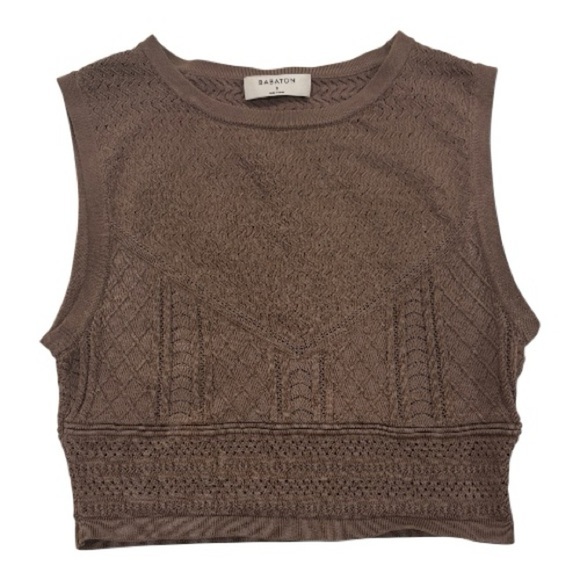 Babaton Pointelle Cropped Tank Aritzia Size Small - Picture 2 of 7